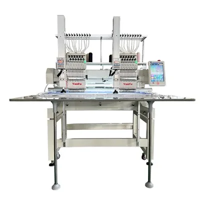 레이저 절단 장치를 갖춘 자수기